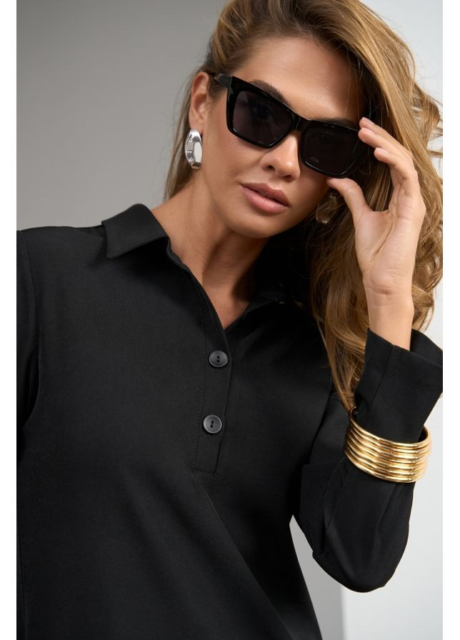 Красное повседневный стильное лаконичное платье-поло (3077) Triko Bakh