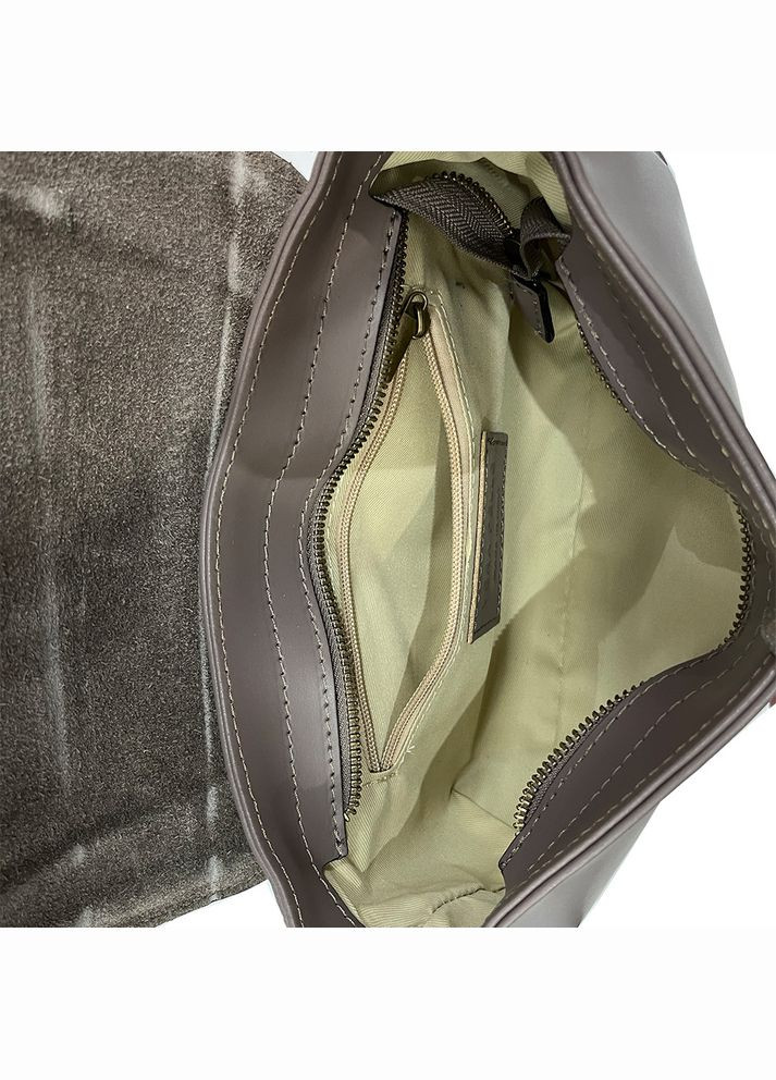 Сумка женская кожаная бежевая маленькая кроссбоди гладкая итальянская (Д/Ш/В) 23/6,5/15(см) Felicita (336377776)