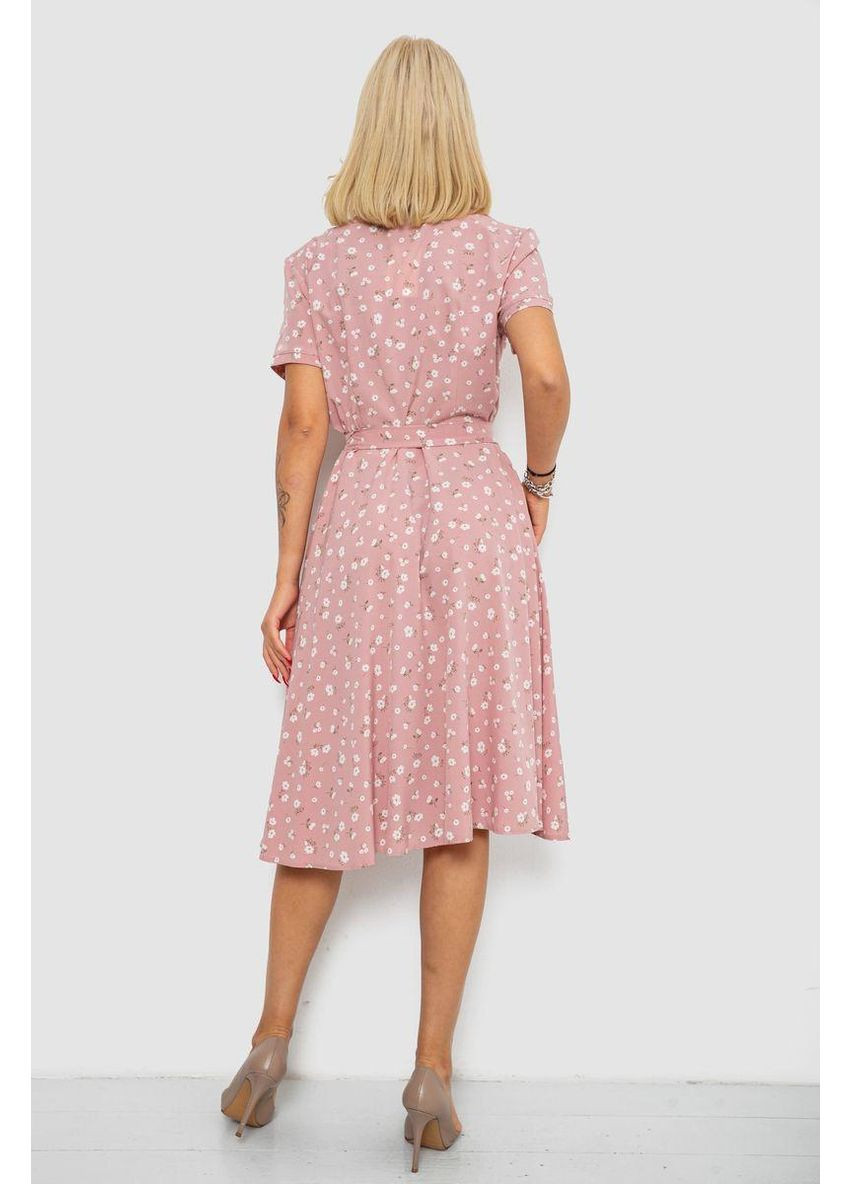 Рожева сукня софт із принтом,, 230r1111 Ager