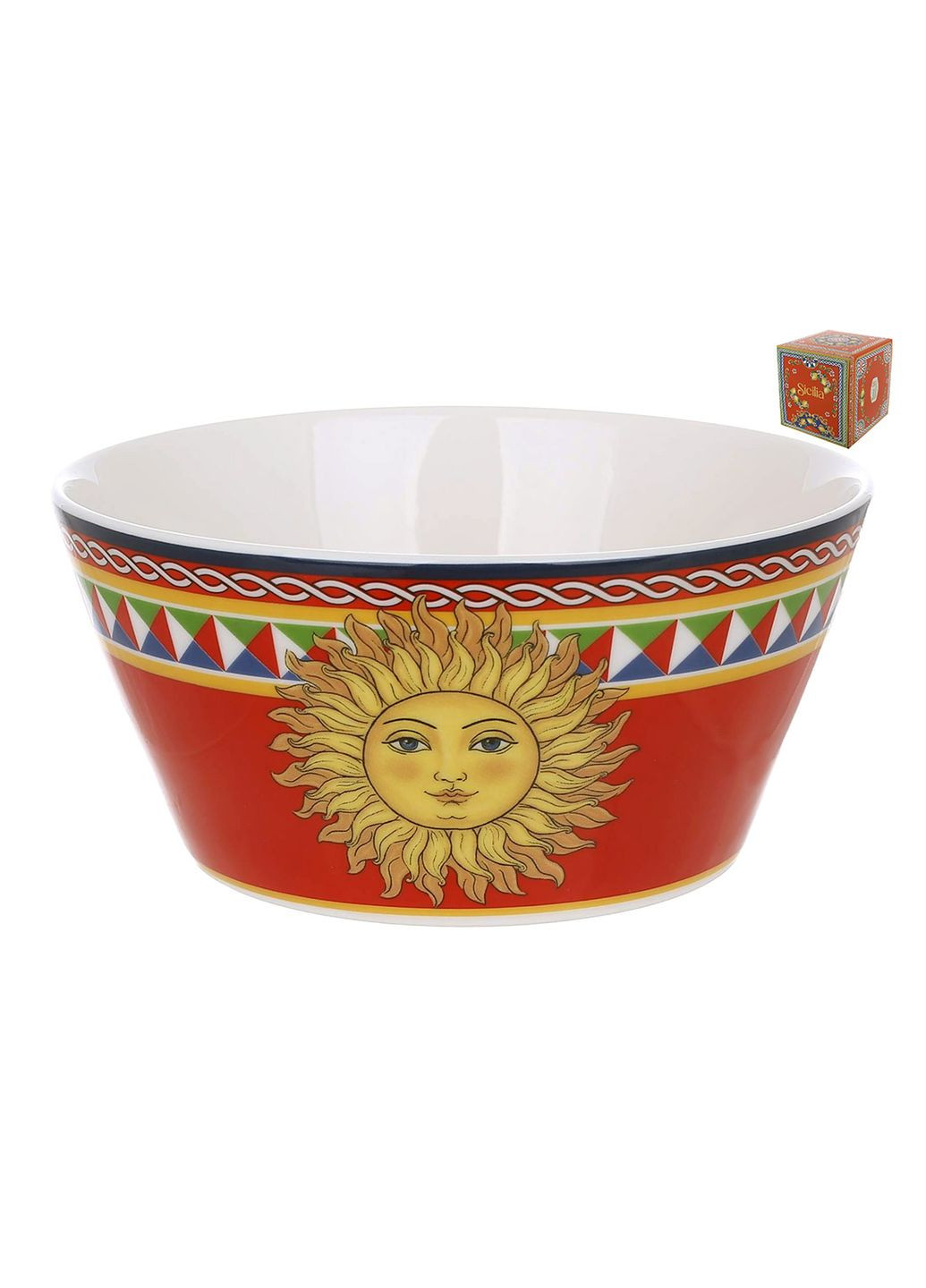 Пиала 2шт фарфоровая Sicilia, 500мл No Brand (325608813)