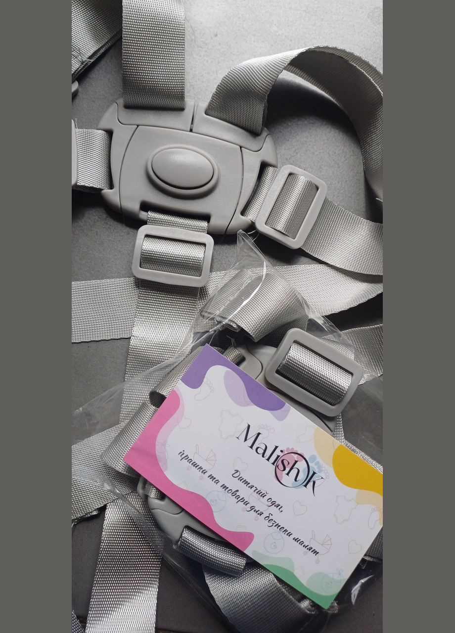 5 точечный ремень безопасности Серый No Brand (345742815)