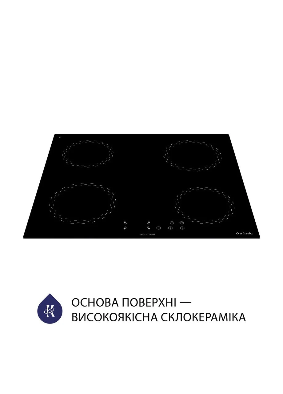 Поверхность индукционная MI 6038 KBL MINOLA (399426461)
