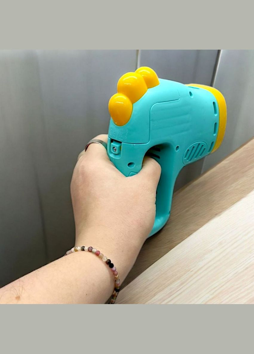 Пистолет с мыльными пузырями "Морской конек" на батарейках, подсветка MIC (332671010)