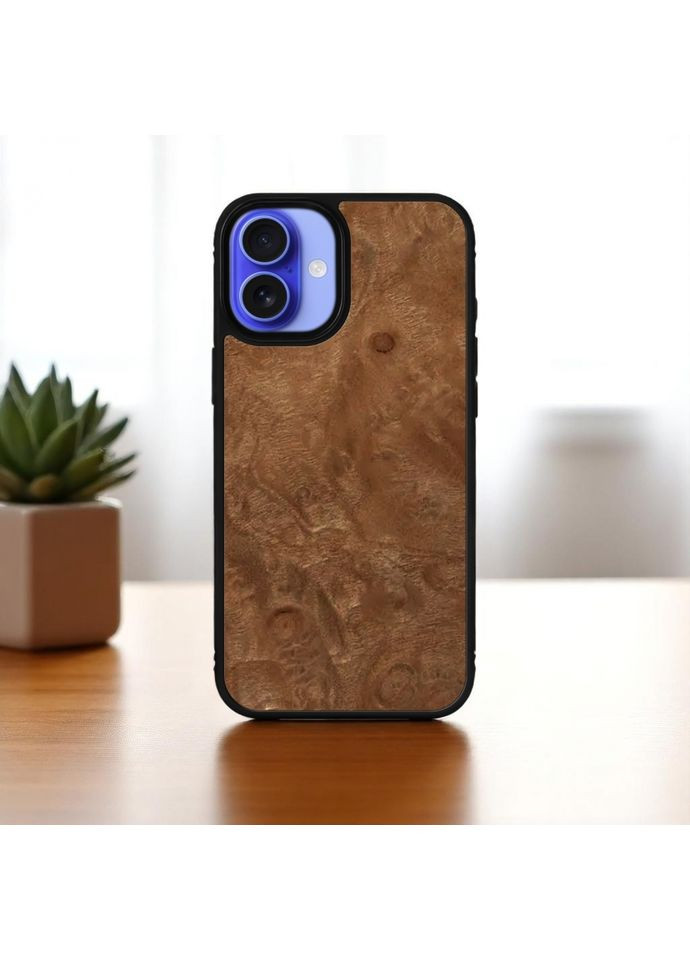 Накладка SkinBacker Wood для Apple iPhone 16 Мірт (Корінь) (79583) Stenk (359472698)