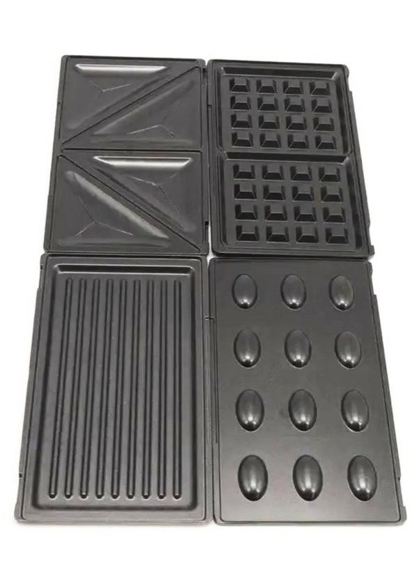 Мультимейкер 6в1 R 552 вафельница бутербродница гриль мультипекарь для кексов пончиков вафель 800 Вт RAF (297332174)