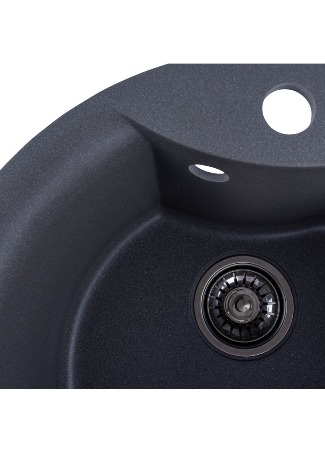 Гранітна мийка для кухні TURAS 480 матова Сірий мусон Valeso (358059874)