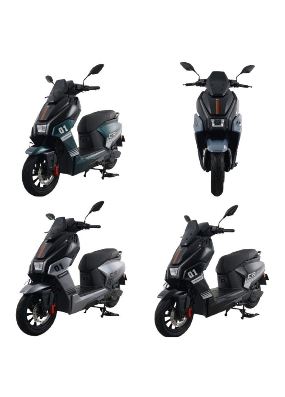 Электроскутер CR-22 2500W 72V/35Ah (графеновый АКБ), 60 км/ч, запас пробега 85 км Crosser (367609877)