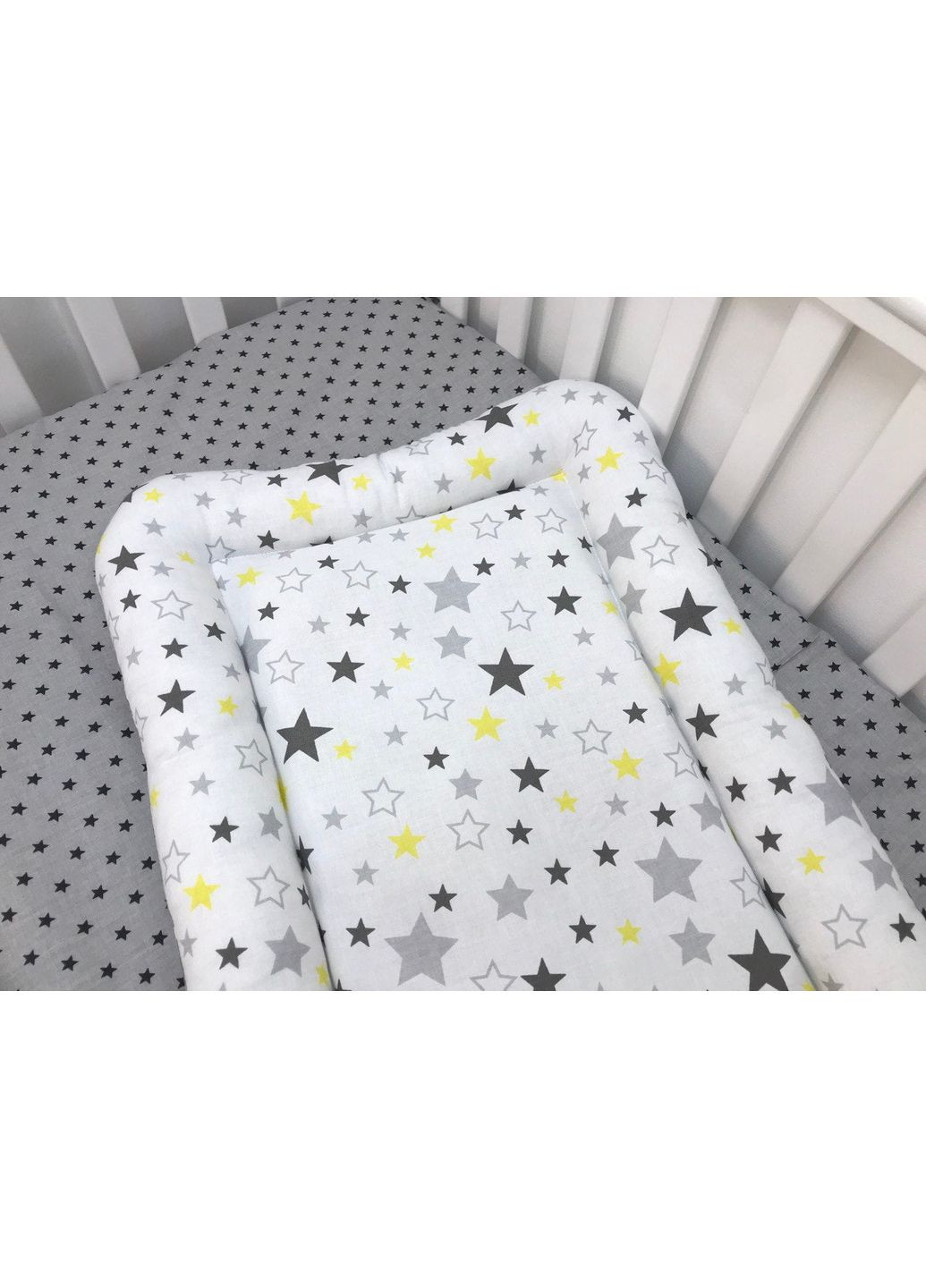 Матрас на пеленальный стол "Звездопад желтый" Moontime (367584171)