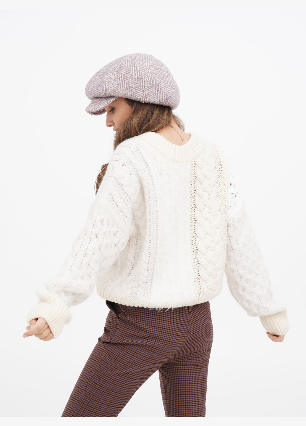 Кепка жіноча восьмиклинка бежева VECONS Восьмиклинка — стильний та елегантний (319170489)