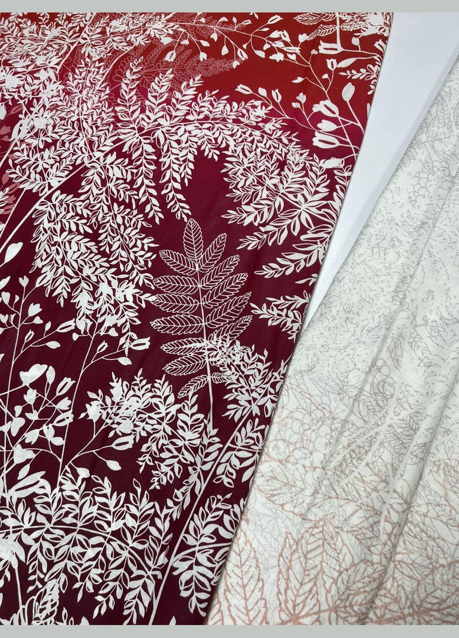 Постельное белье Шелест листьев, перкаль Полуторный на резинке Комфорт-текстиль (341283713)