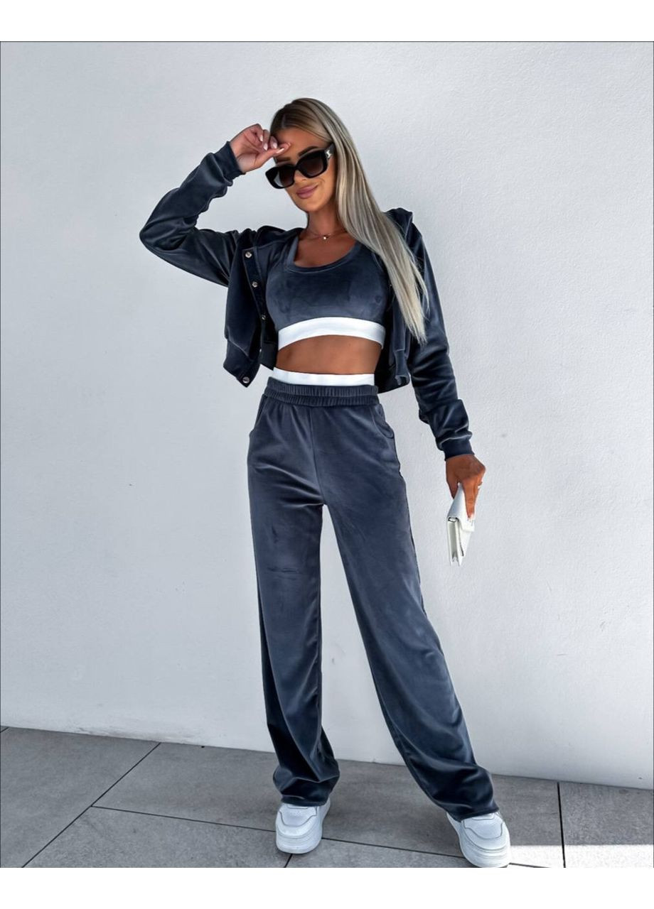 Женский спортивный костюм-тройка Україна (356676816)