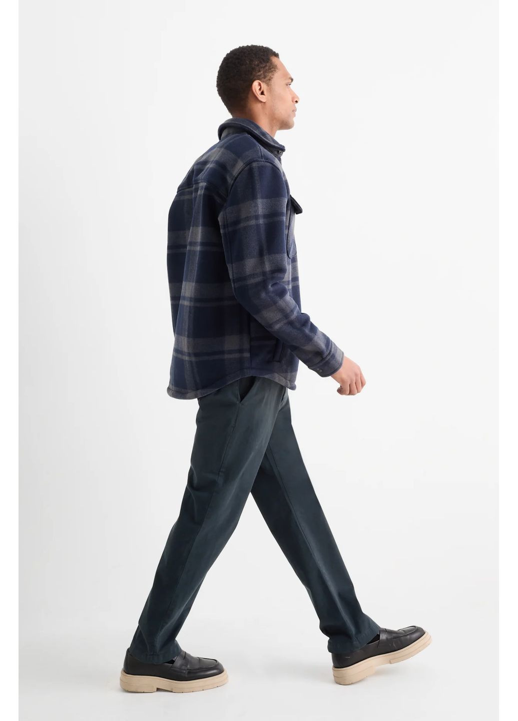 Темно-синие демисезонные брюки C&A