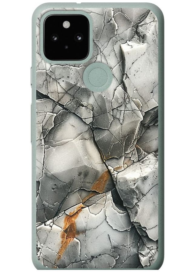 Силиконовый чехол 'Серый мрамор' для Endorphone Google Pixel 5 (285109615)