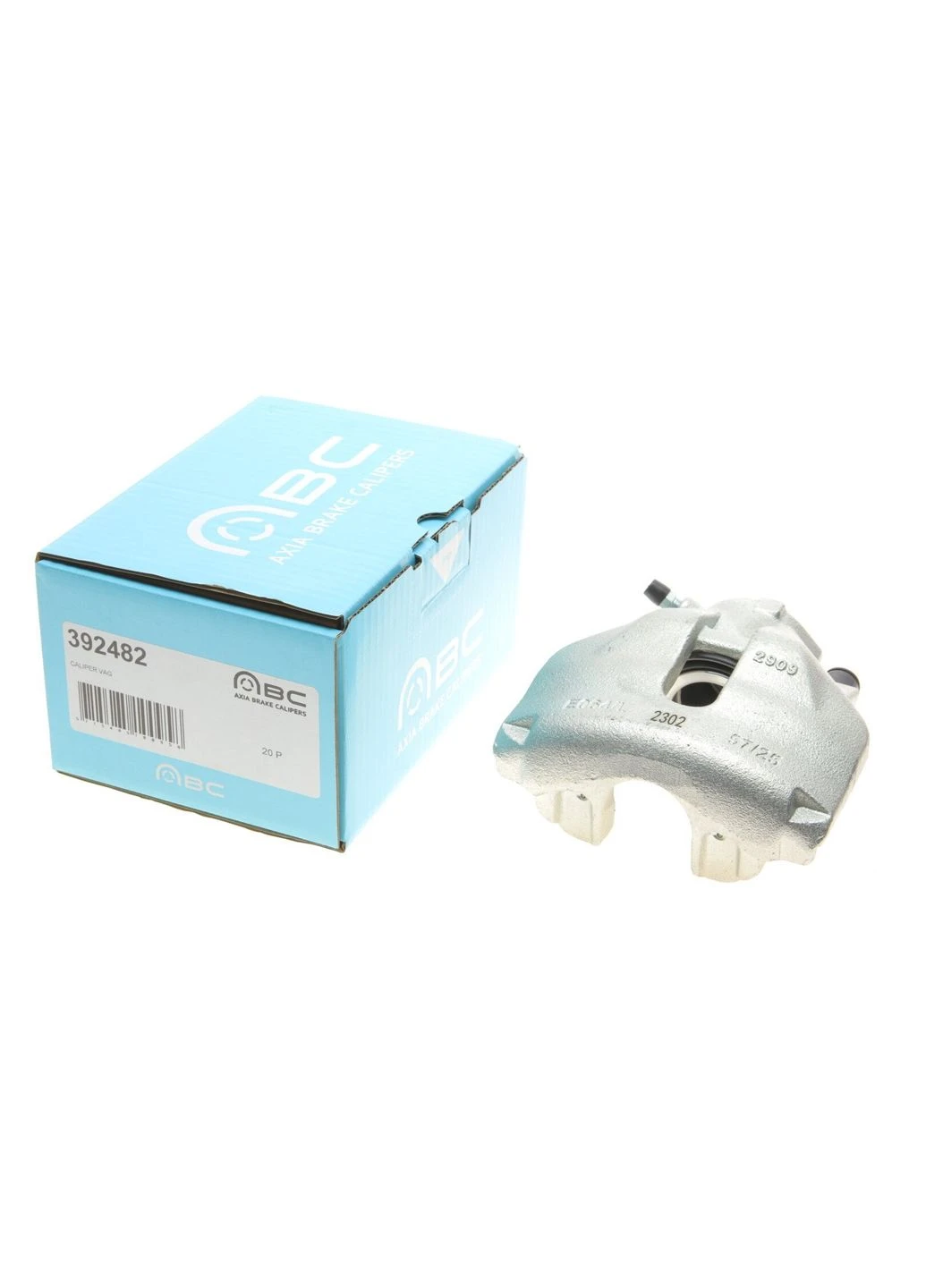 Суппорт тормозной (передний) (L) Audi A4/A6/Seat Exeo/Skoda Superb/VW Passat 94-13 (d=57mm) (Ate) 392482 RU63 No Brand (360498531)