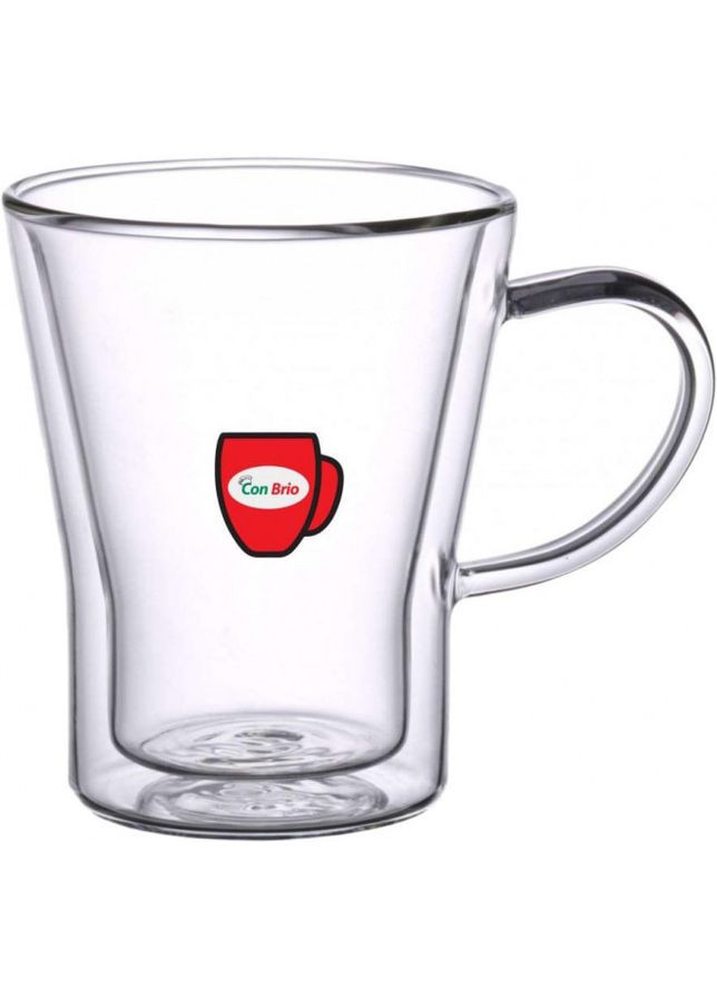 Набір кухлів із подвійним дном Сon Brio СB-8528-2 280 мл 2 шт Con Brio (348168832)