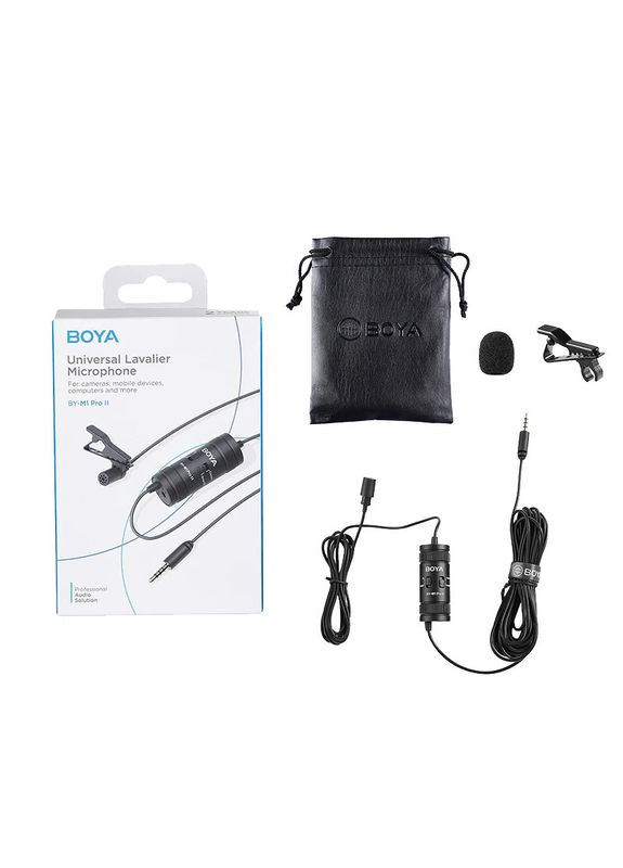 Мікрофон петличний для камери телефона 3.5 mm BY-M1 Pro II Boya (324213457)
