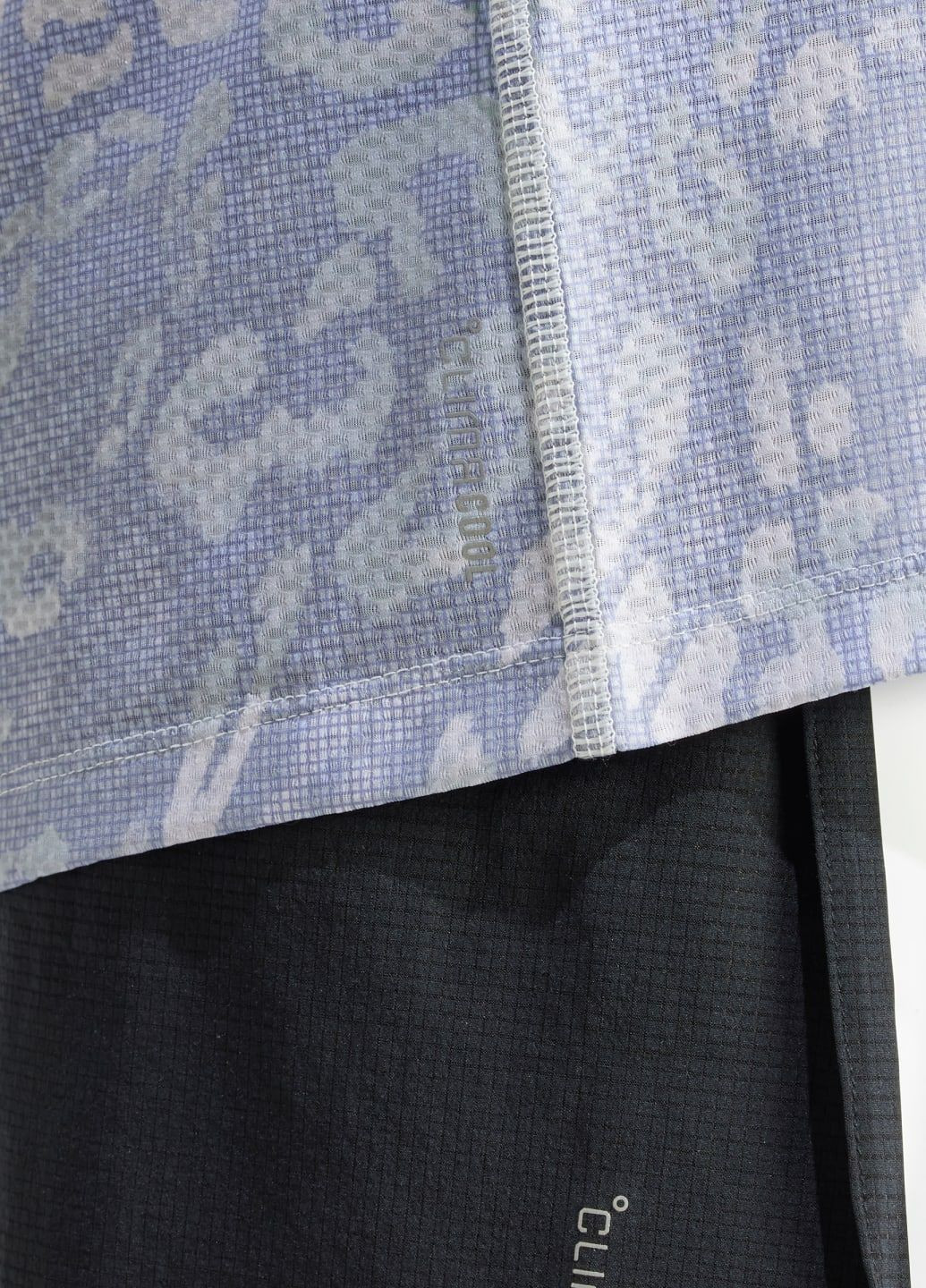 Сіра футболка own the run climacool 3-stripes adidas