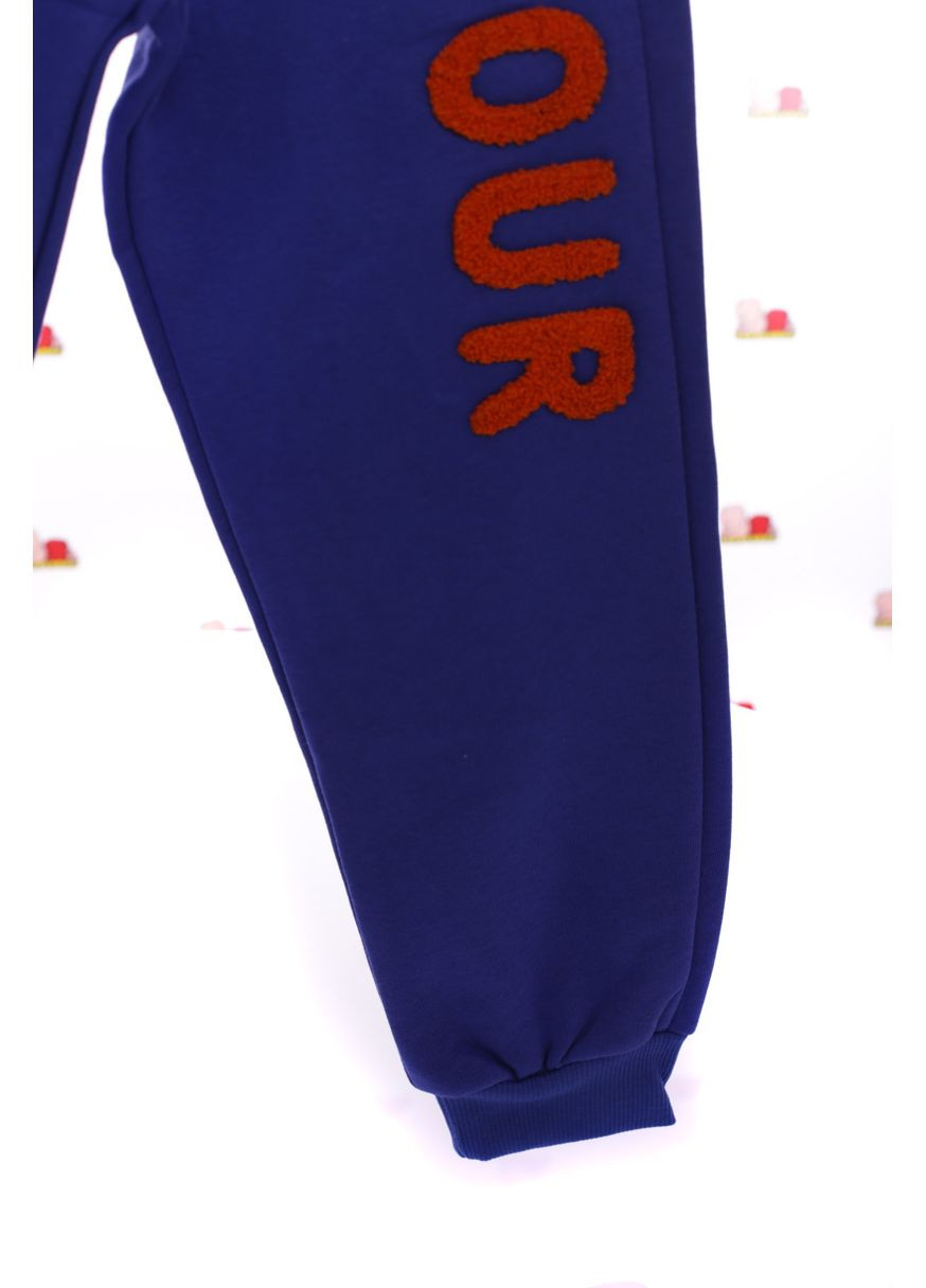 Оранжевый зимний костюм с длинным рукавом для мальчика на флисе bicycle оранжевый 128 см (29136) BABYKROHA