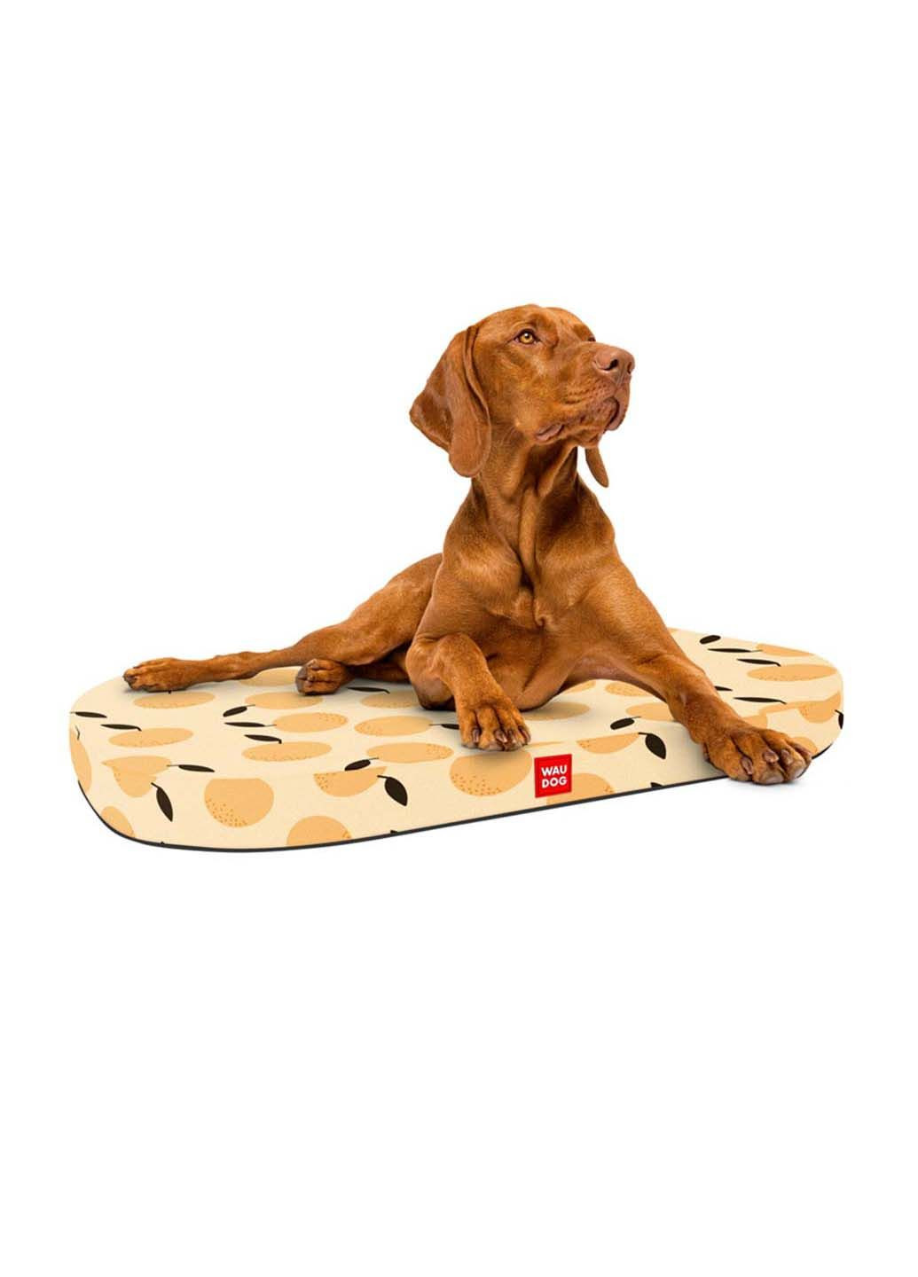 Лежанка для собак со сменным чеxлом Relax Апельсины L 100x70 см WAUDOG (283608649)