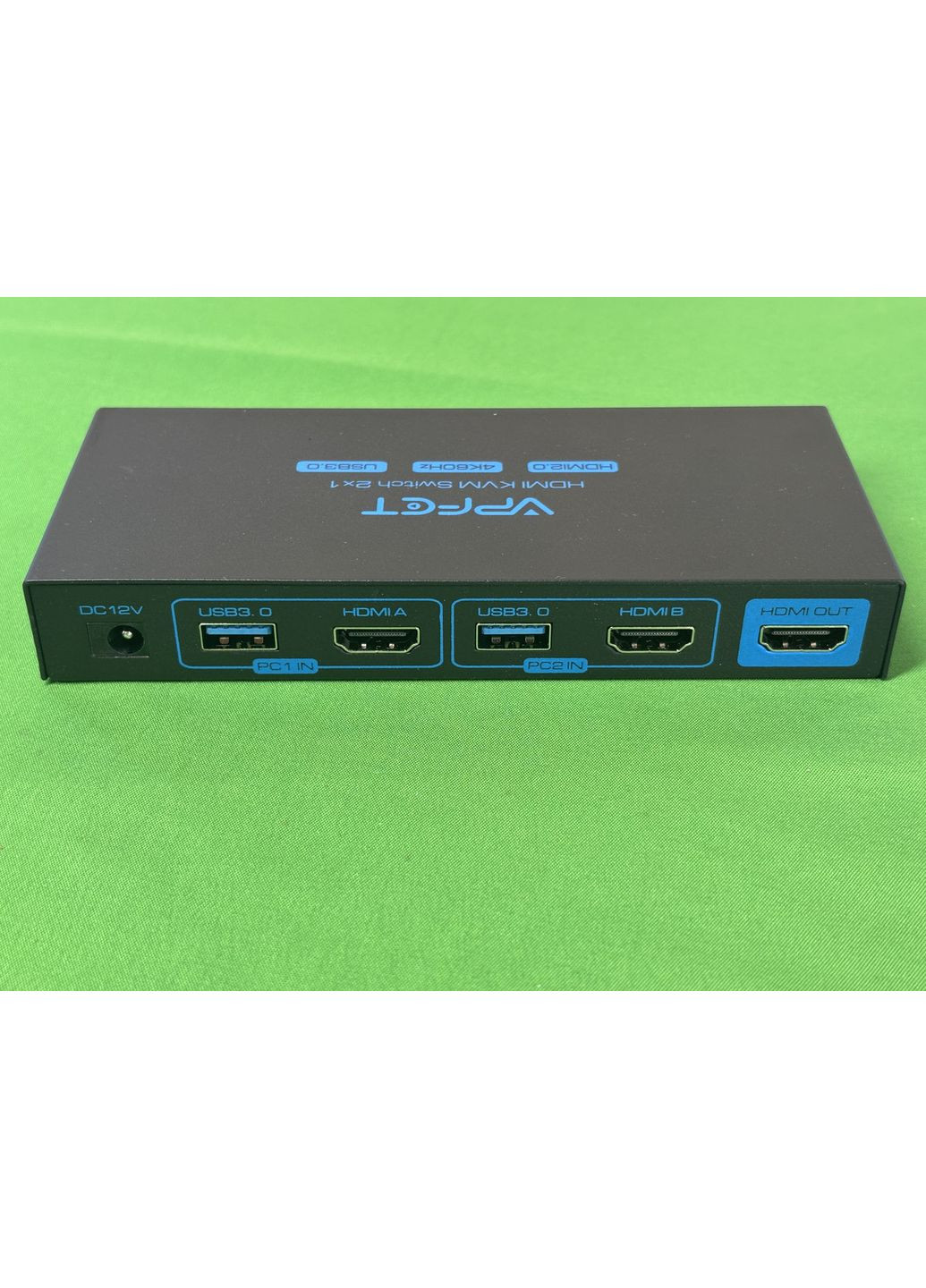 KVM HDMI VP-SW200 перемикач 2 ПК 1 монітор Підтримка 4K@60 Гц USB 3.0 KVM перемикачі для 2 комп'ютерів No Brand (351371670)