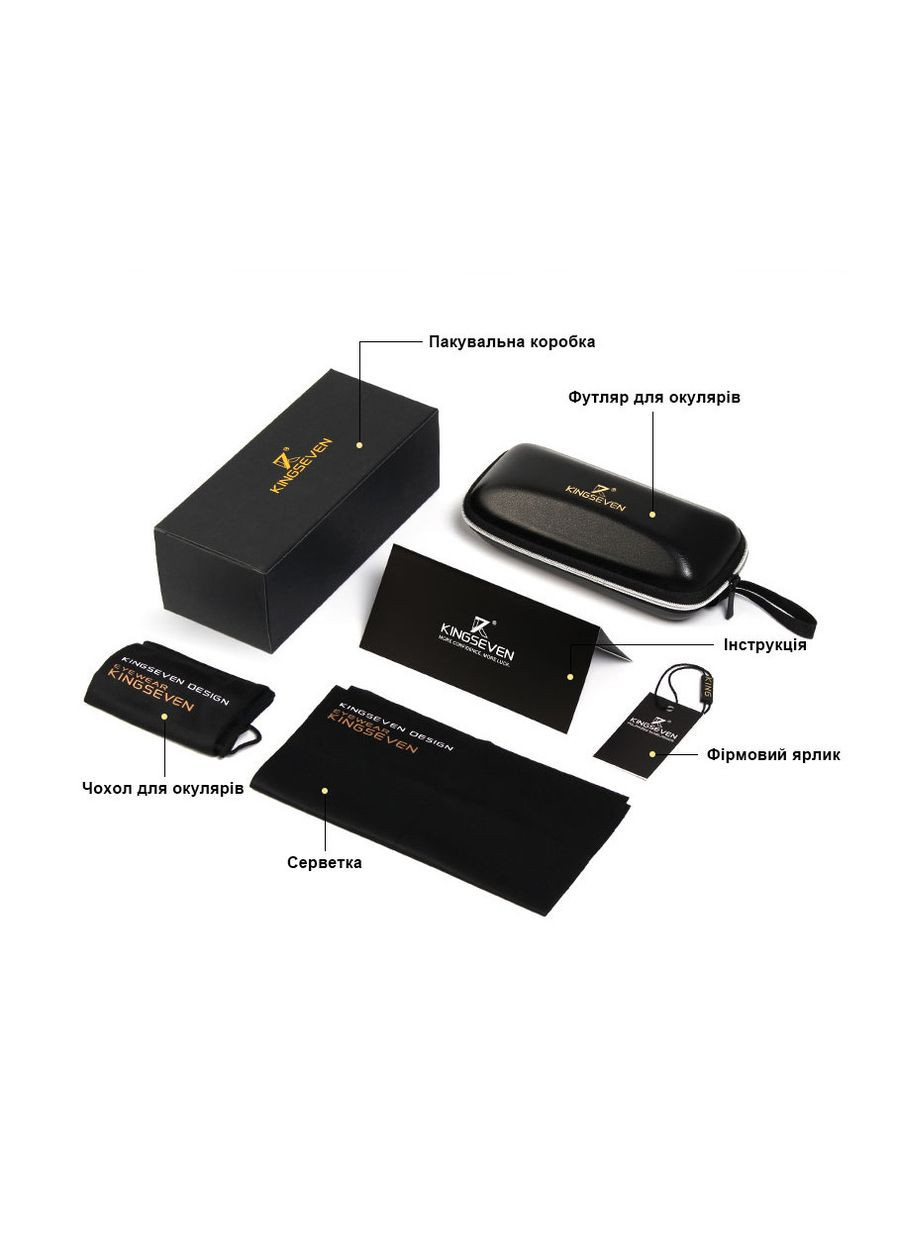 Окуляри комп'ютерні Blue Blocker 45% 755 Black F1 KINGSEVEN (322523218)