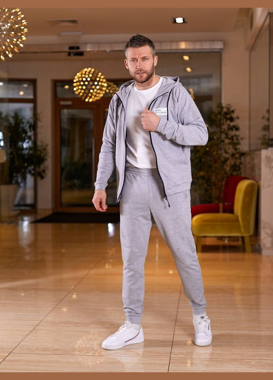 Мужской спортивный костюм цвет черный New Trend (304649781)