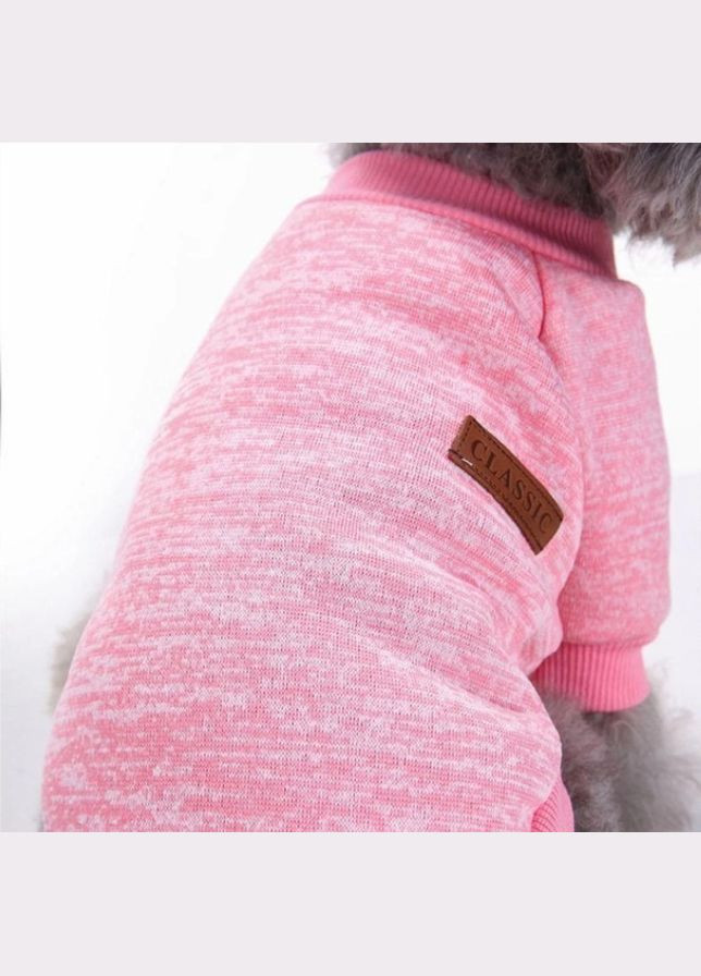 Кофта рябая для собак и котов Pink розовая S Ecotoys (276394209)