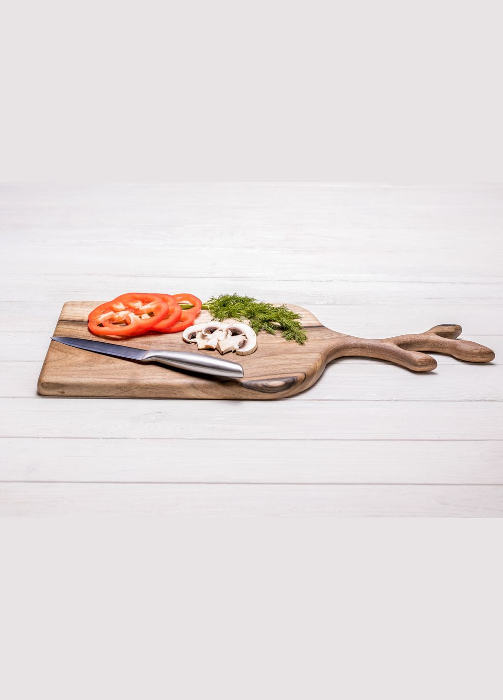 Дощечка горіхова «Гілочки» Дошка для подачі продуктів EcoWalnut (295266145)