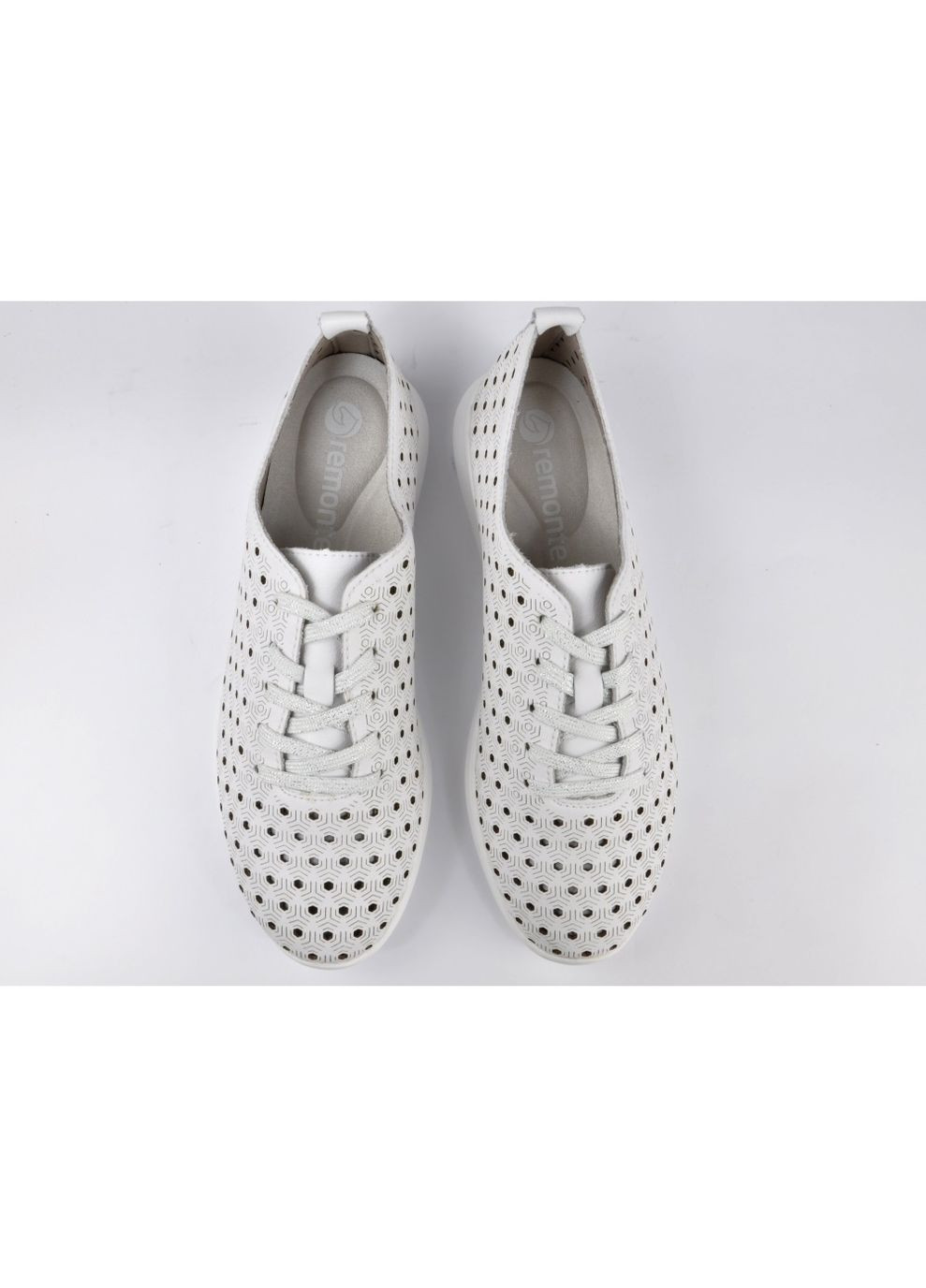 Білі туфлі перфорація жіночі r7101-80 Remonte