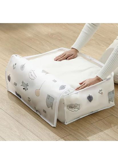 Органайзер для одягу та постільної білизни водонепроникний Home XL для зберігання речей та іграшок з милим дизайном ProDobro (365442502)
