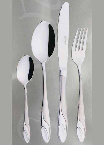 Набір столових приладів Bachmayer BM-2440 з 24 предметів у подарунковій валізі на 6 персон ложки, виделки (вилки), ножі No Brand (317170012)