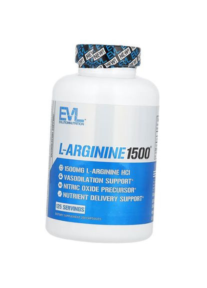 LArginine 1500 250капс (27385005) EVLution Nutrition (278585521)
