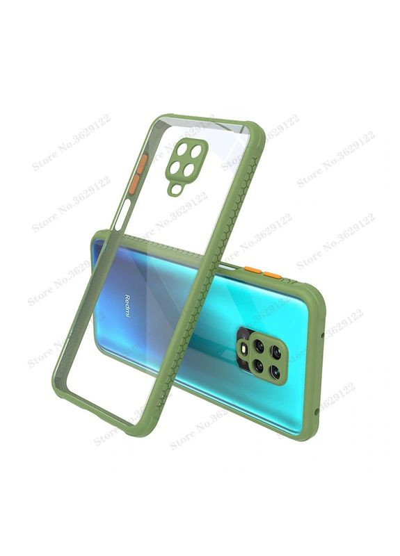 Протиударний матовий чохол для Redmi Note 9 Pro Зелений Xiaomi (322918812)
