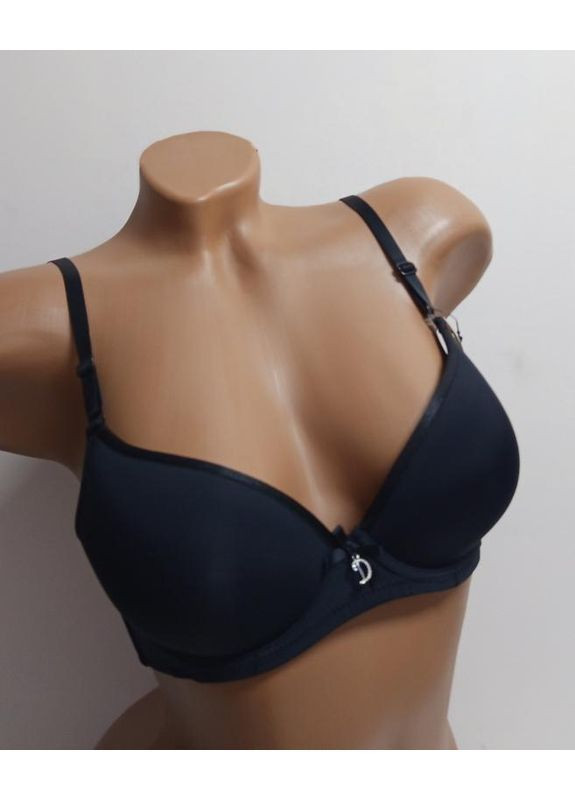 Чорний бюстгальтер чашка в (2) FNNISS з кісточками
