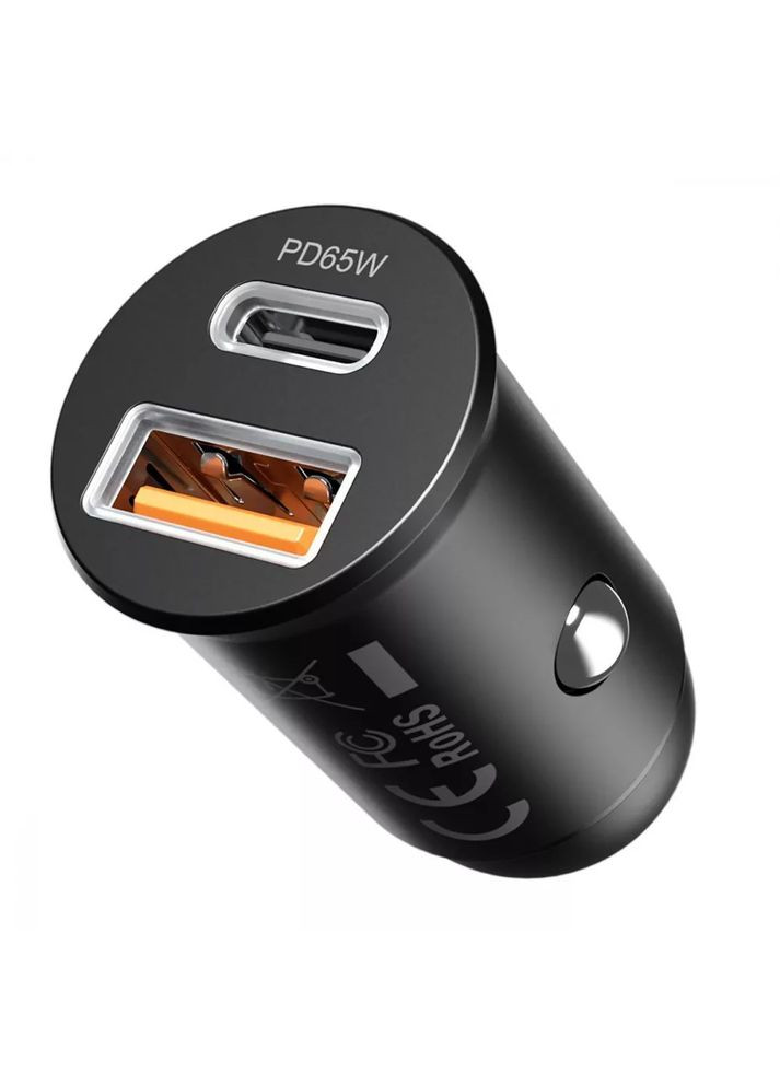 Автомобільний зарядний пристрій Tiny Power Pro 65W USB + Type-C Proove (360528002)