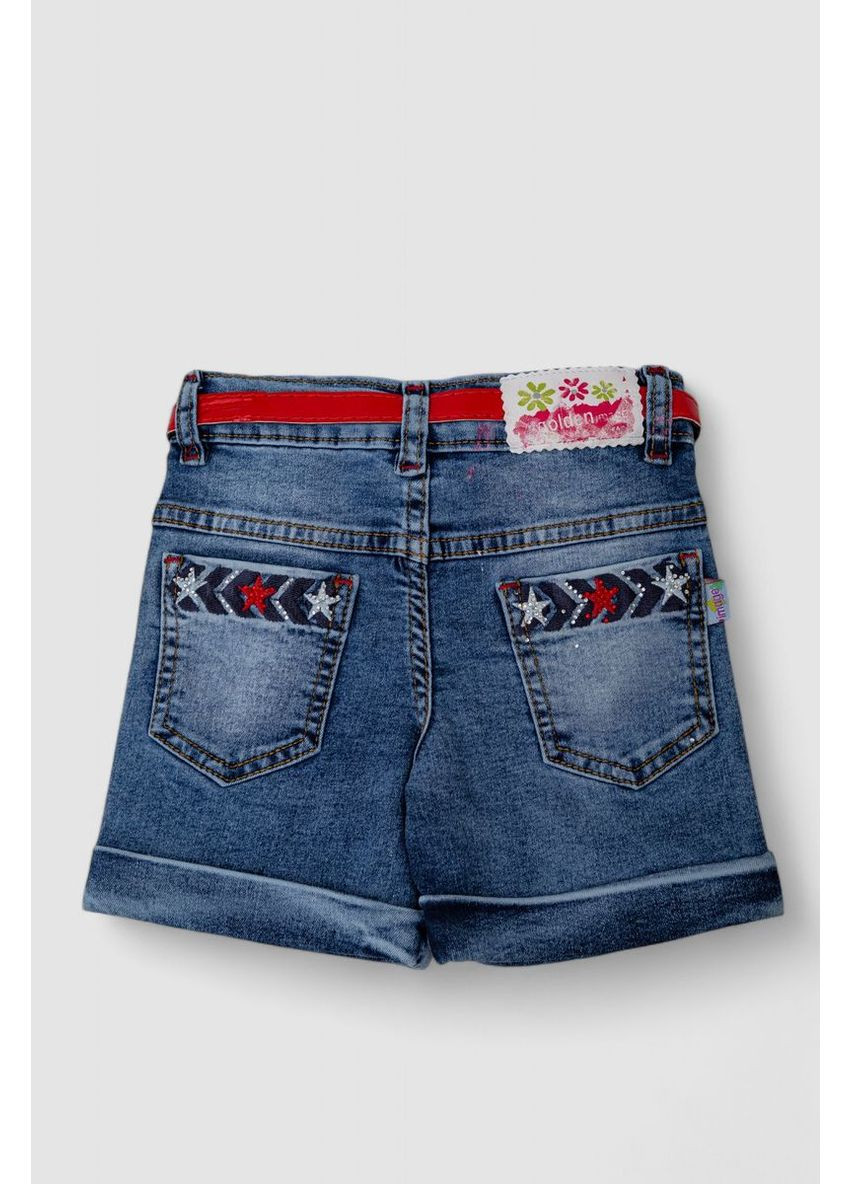 Джинсовые шорты для девочки, 247R1208 Ager (362220032)