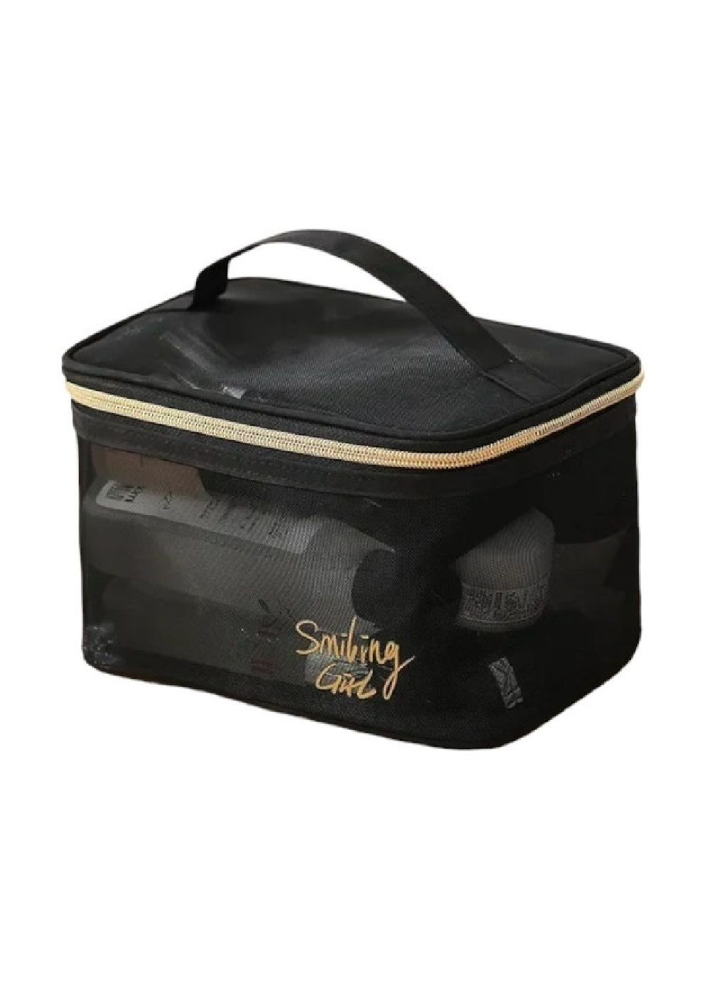 Косметичка сумка бокс кейс для хранения косметики средств личной гигиены 20х14х12 см (477083-Prob) Черная Unbranded (294292385)