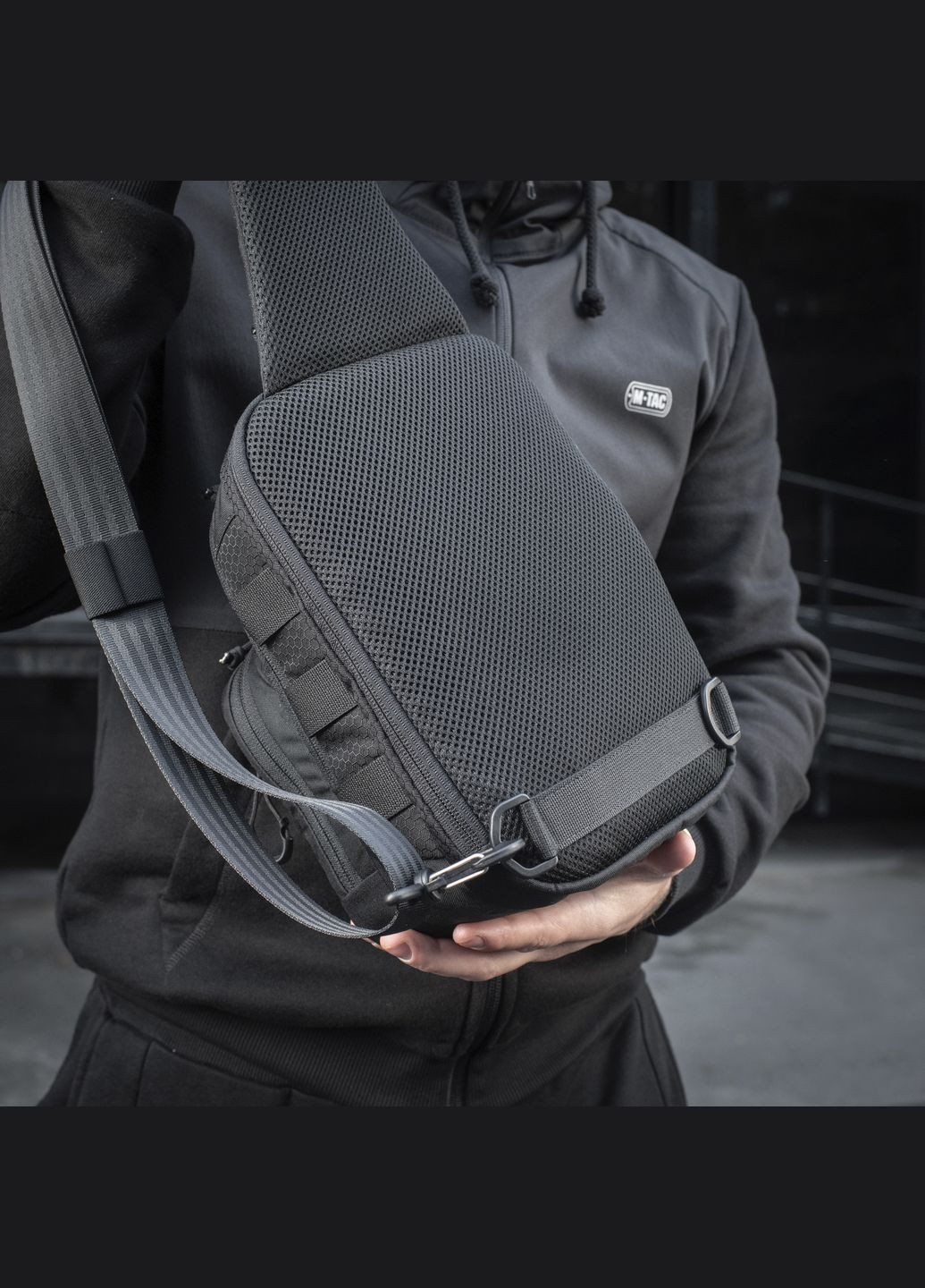 Сумка Cross Bag Slim Elite Hex Black M-TAC (303262504)