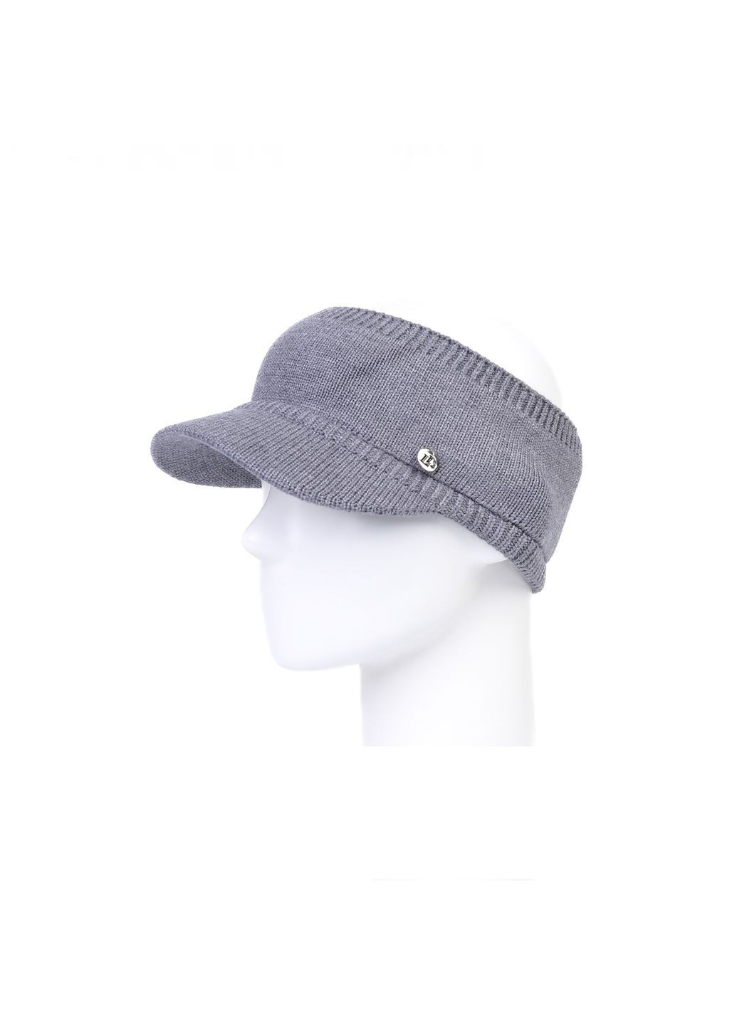 Козырек женский вискоза серый ZOE LuckyLOOK 855-588 (350197126)