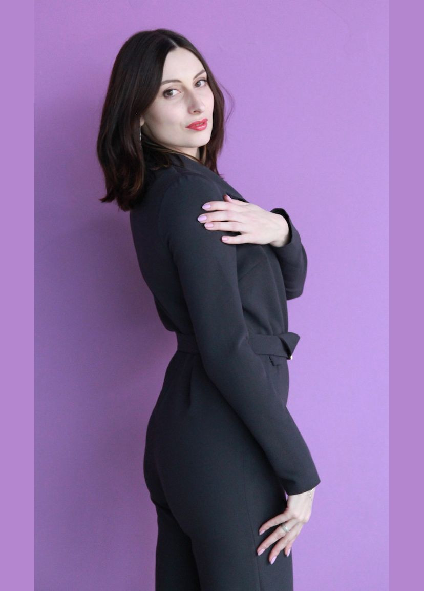 Комбинезон деловой 2 Льва серый деловой