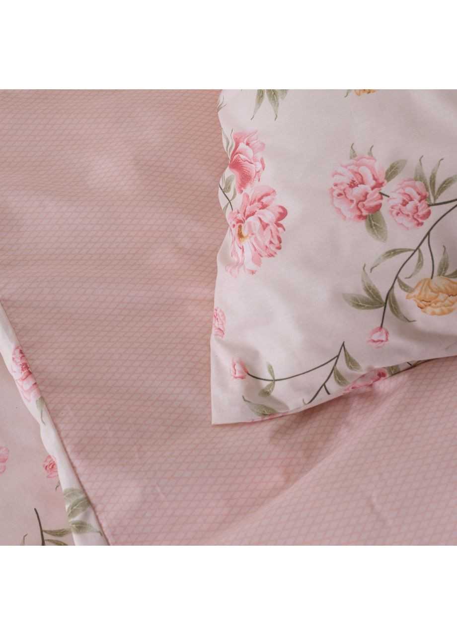 Постельное белье Isleep ранфорс с простынью на резинке (160*200) - 25409 двуспальное Viluta (367056484)