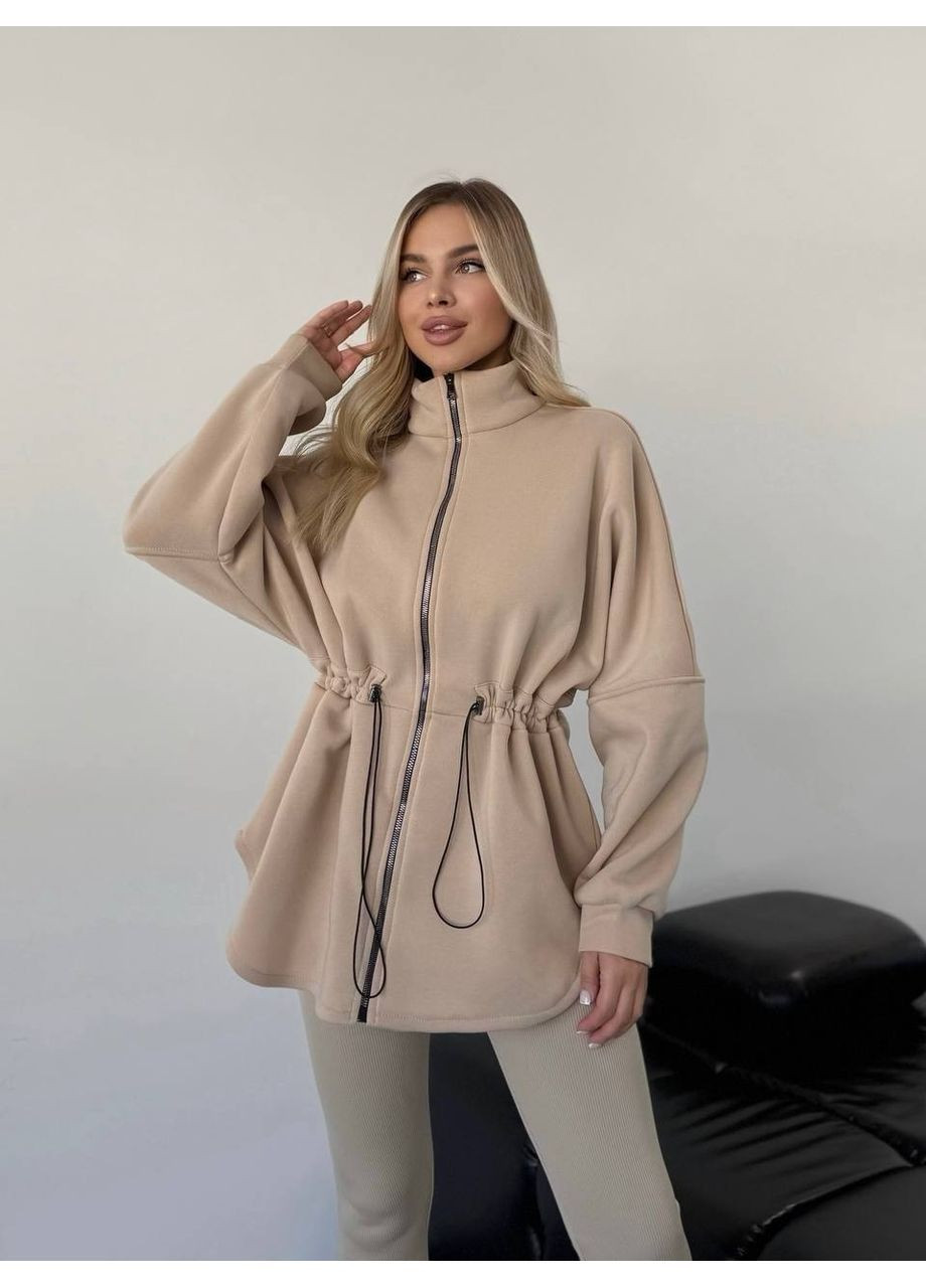 Жіноча кофта із затяжками на флісі Osoblyva (366643936)