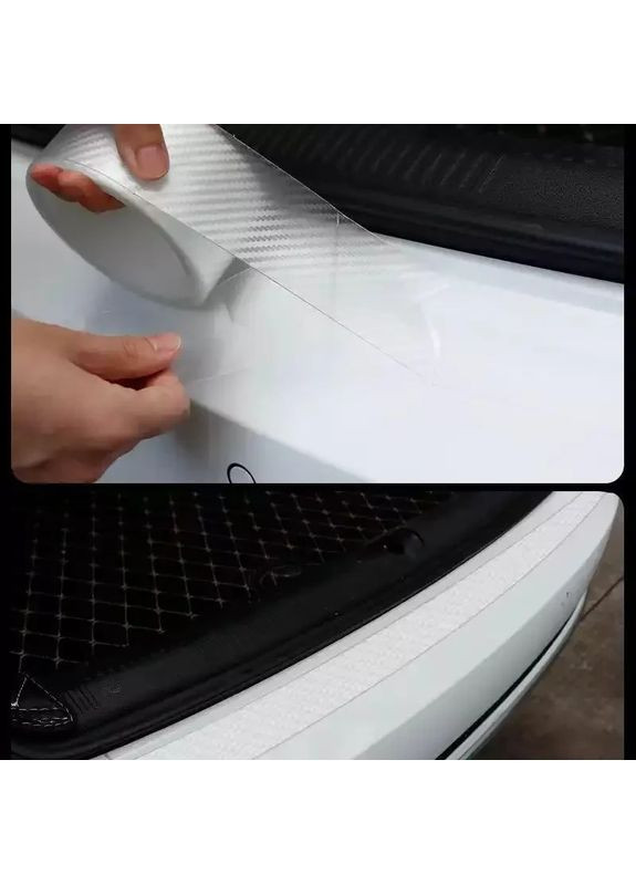 ПРОЗОРА (карбонова 4D 10 см) стрічка з вуглецевого волокна, захист крайки, порог, стайлінг (бухта-3 метри) No Brand (360949320)