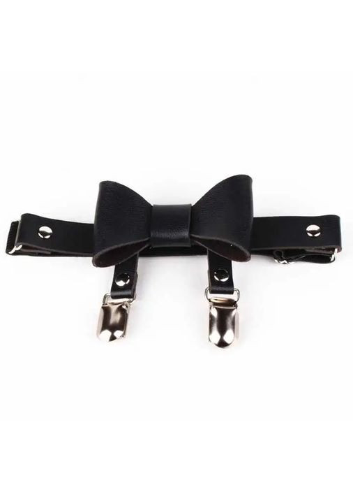 Гартер на 2 ноги з підв'язками для панчіх і бантиком 2 шт XS-M No Brand (368892588)