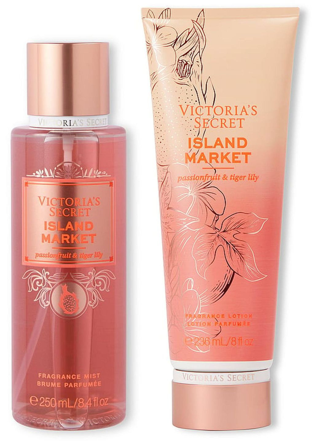 Набір для тіла Victoria’s Secret Island Market (Спрей 250 мл + Лосьйон 236 мл) Victoria's Secret (366880169)