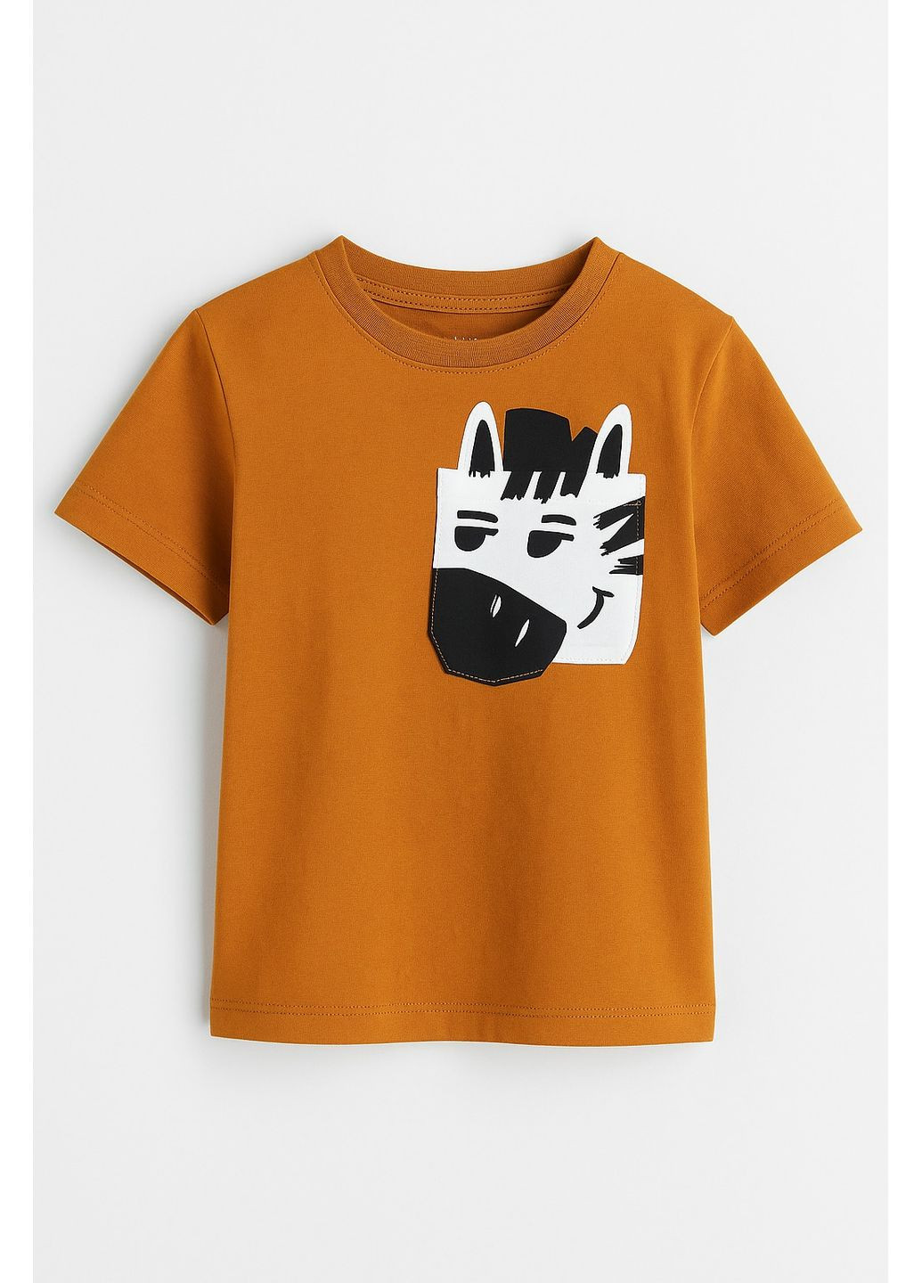 Коричнева футболка H&M