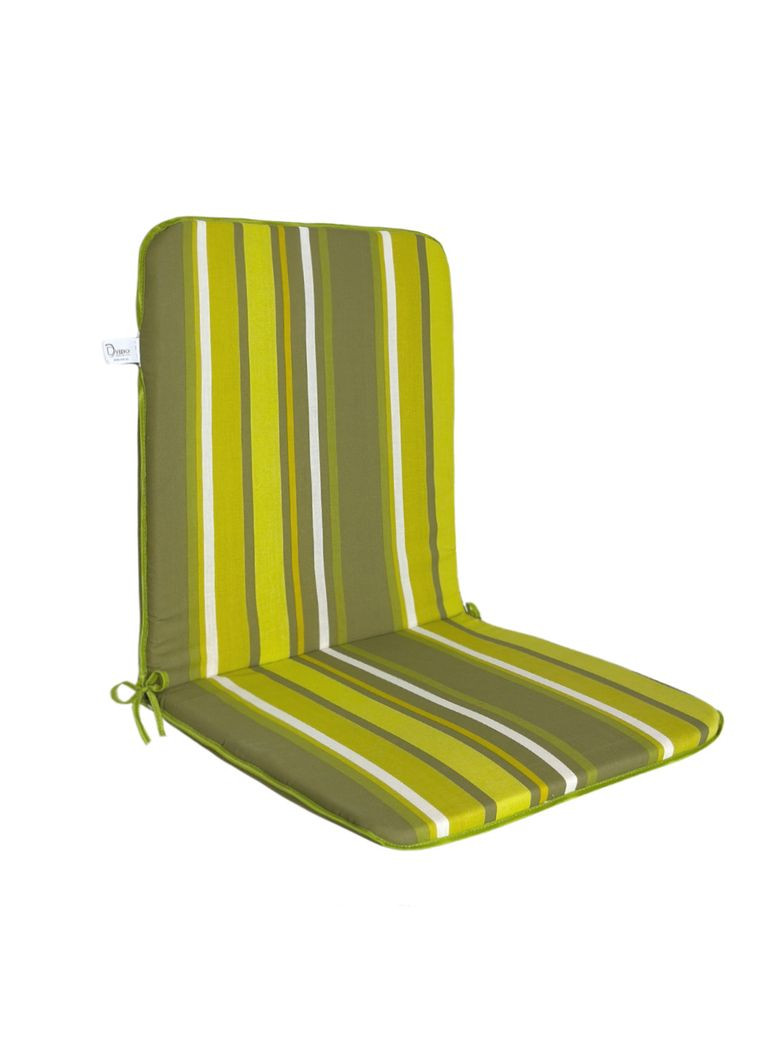 Матрас для садовых стульев салатовый в полоску. No Brand (324828709)