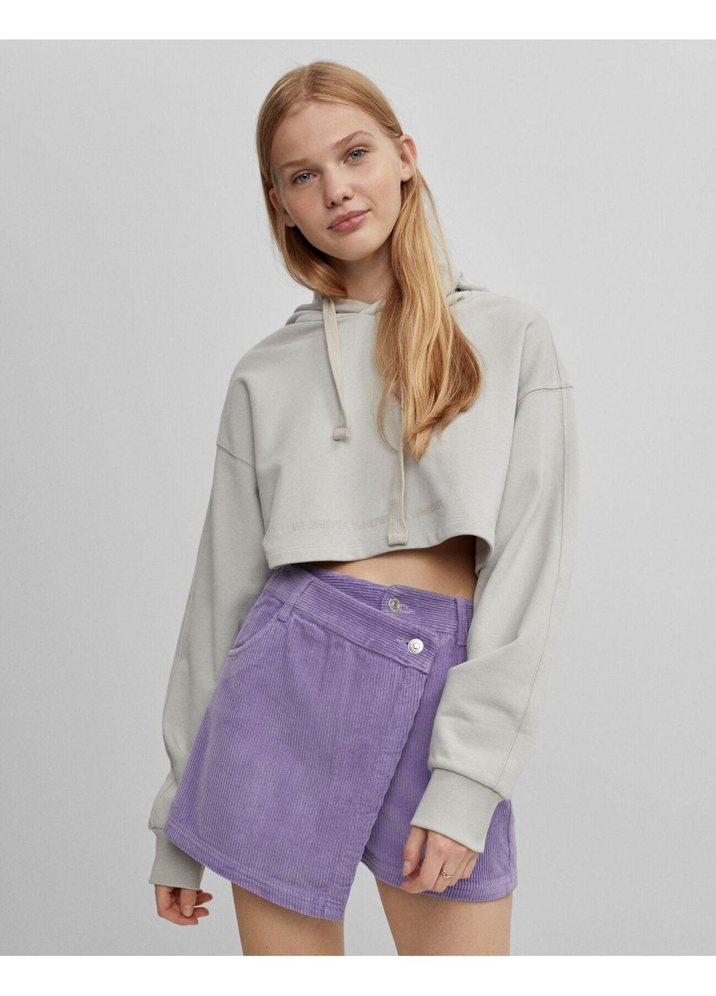 Шорти,бузковий, Bershka (361028617)