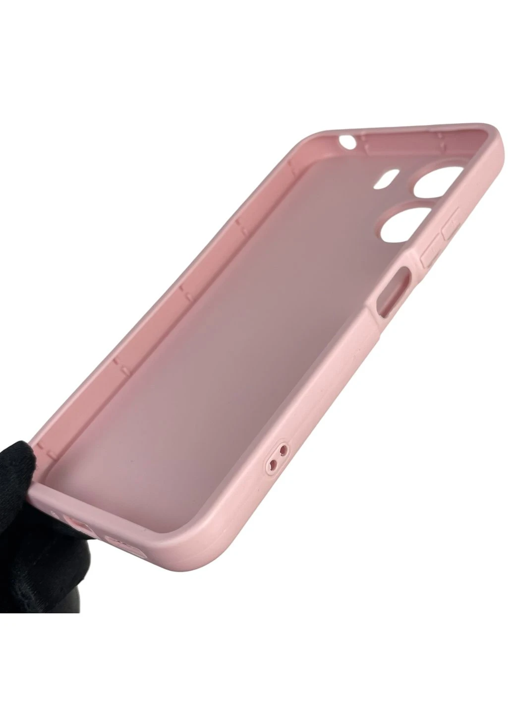 Чехол силиконовый оригинальный Soft Touch с 3D принтом вишенки для Redmi 13C (Полная защита камеры) Xiaomi (378978268)