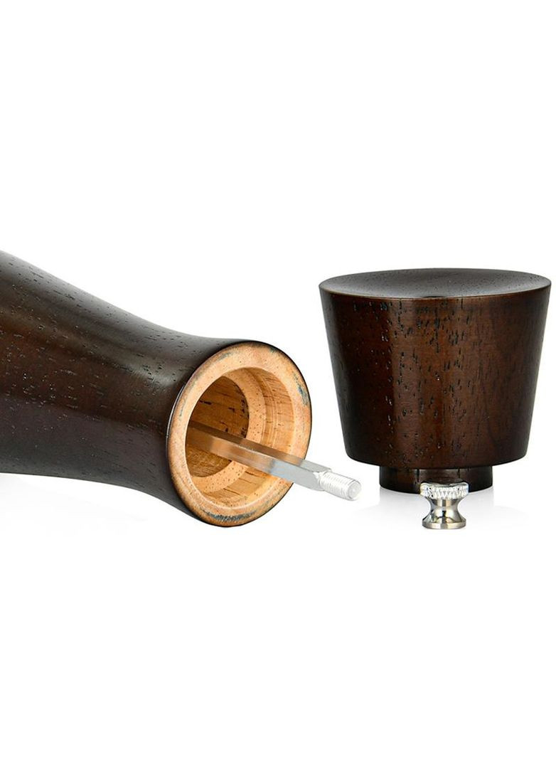 Млин для спецій з каучукового дерева 11х5 см перцемолка для кухні подрібнювач приправ Fissman (368991240)